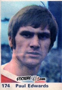 Figurina Paul Edwards - Top Teams 1971-1972
 n. 174 - Marshall Cavendish
