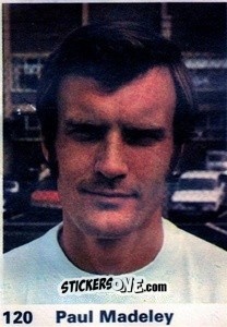 Sticker Paul Madeley - Top Teams 1971-1972
 n. 120 - Marshall Cavendish
