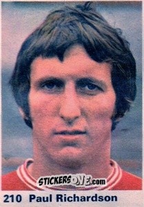 Cromo Paul Richardson - Top Teams 1971-1972
 - Marshall Cavendish
