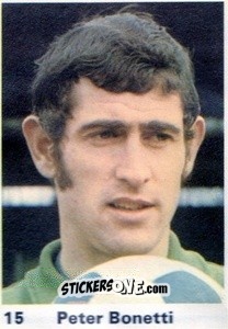Sticker Peter Bonetti - Top Teams 1971-1972
 n. 15 - Marshall Cavendish
