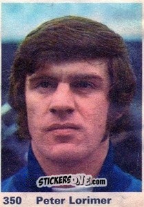 Sticker Peter Lorimer - Top Teams 1971-1972
 n. 350 - Marshall Cavendish
