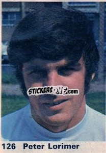 Sticker Peter Lorimer - Top Teams 1971-1972
 - Marshall Cavendish
