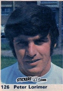 Sticker Peter Lorimer - Top Teams 1971-1972
 n. 126 - Marshall Cavendish

