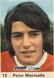 Sticker Peter Marinello - Top Teams 1971-1972
 n. 12 - Marshall Cavendish
