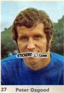 Sticker Peter Osgood - Top Teams 1971-1972
 - Marshall Cavendish
