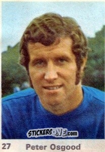 Cromo Peter Osgood - Top Teams 1971-1972
 n. 27 - Marshall Cavendish
