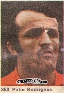 Sticker Peter Rodriques - Top Teams 1971-1972
 n. 353 - Marshall Cavendish
