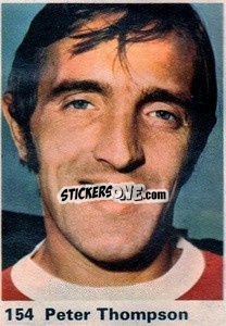 Sticker Peter Thompson - Top Teams 1971-1972
 - Marshall Cavendish
