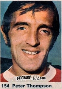 Sticker Peter Thompson - Top Teams 1971-1972
 n. 154 - Marshall Cavendish
