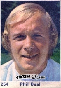Sticker Phil Beal - Top Teams 1971-1972
 n. 254 - Marshall Cavendish
