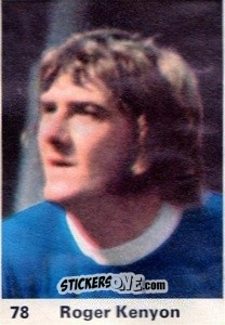 Sticker Roger Kenyon - Top Teams 1971-1972
 n. 78 - Marshall Cavendish
