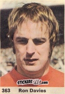 Sticker Ron Davies - Top Teams 1971-1972
 n. 363 - Marshall Cavendish

