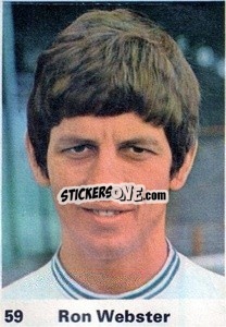 Sticker Ron Webster - Top Teams 1971-1972
 - Marshall Cavendish
