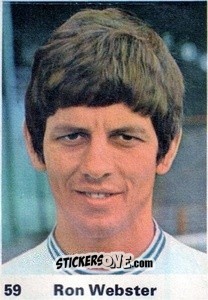 Figurina Ron Webster - Top Teams 1971-1972
 n. 59 - Marshall Cavendish
