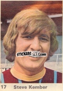 Sticker Steve Kember - Top Teams 1971-1972
 - Marshall Cavendish
