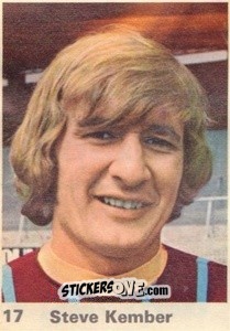 Figurina Steve Kember - Top Teams 1971-1972
 - Marshall Cavendish
