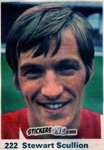 Sticker Stewart Scullion - Top Teams 1971-1972
 n. 222 - Marshall Cavendish
