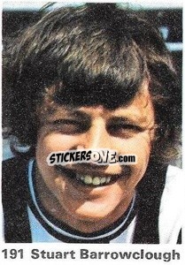 Sticker Stuart Barrowclough - Top Teams 1971-1972
 - Marshall Cavendish
