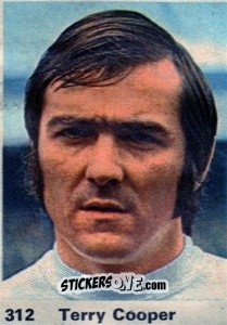 Sticker Terry Cooper - Top Teams 1971-1972
 n. 312 - Marshall Cavendish
