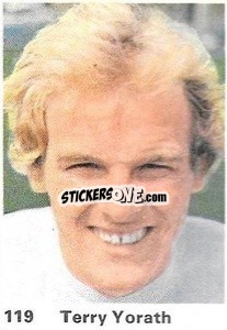 Sticker Terry Yorath - Top Teams 1971-1972
 - Marshall Cavendish
