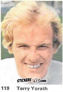 Sticker Terry Yorath - Top Teams 1971-1972
 n. 119 - Marshall Cavendish
