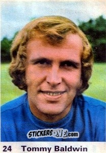 Sticker Tommy Baldwin - Top Teams 1971-1972
 n. 24 - Marshall Cavendish

