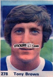Sticker Tony Brown - Top Teams 1971-1972
 - Marshall Cavendish
