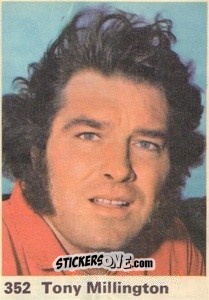 Sticker Tony Millington - Top Teams 1971-1972
 n. 352 - Marshall Cavendish
