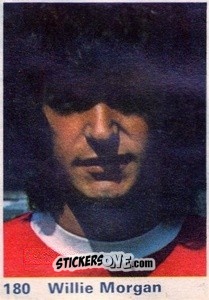 Sticker Willie Morgan - Top Teams 1971-1972
 n. 180 - Marshall Cavendish
