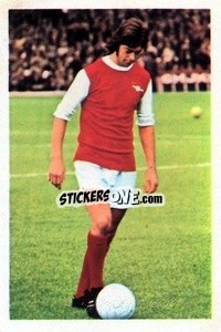 Sticker Charlie George - The Wonderful World of Soccer Stars 1972-1973
 n. 3 - FKS