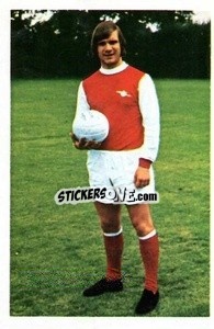 Sticker Eddie Kelly - The Wonderful World of Soccer Stars 1972-1973
 n. 5 - FKS