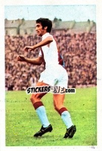 Sticker Gerry Queen - The Wonderful World of Soccer Stars 1972-1973
 n. 70 - FKS