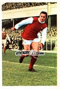 Sticker John Radford - The Wonderful World of Soccer Stars 1972-1973
 n. 11 - FKS
