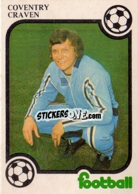 Sticker John Craven - Football Now 1975-1976
 n. 7 - Monty Gum