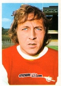 Sticker John Radford - Soccer Stars 1975-1976
 n. 10 - FKS