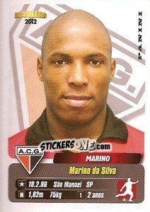 Sticker Marino - Campeonato Brasileiro 2012 - Panini