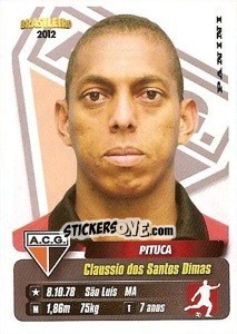 Sticker Pituca - Campeonato Brasileiro 2012 - Panini