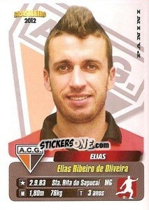 Sticker Elias - Campeonato Brasileiro 2012 n. 14 - Panini