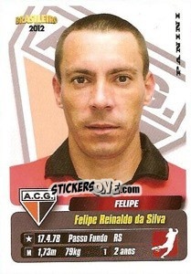 Sticker Felipe - Campeonato Brasileiro 2012 n. 16 - Panini