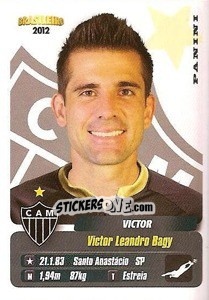 Sticker Victor - Campeonato Brasileiro 2012 - Panini