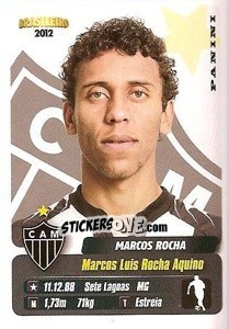 Figurina Marcos Rocha - Campeonato Brasileiro 2012 - Panini