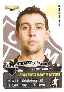 Figurina Fillipe Soutto - Campeonato Brasileiro 2012 - Panini