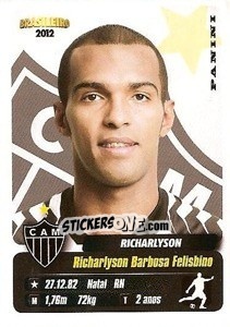 Sticker Richarlyson - Campeonato Brasileiro 2012 n. 30 - Panini