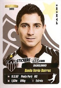 Sticker Danilinho - Campeonato Brasileiro 2012 n. 33 - Panini