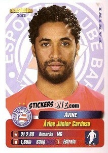 Sticker Avine - Campeonato Brasileiro 2012 - Panini