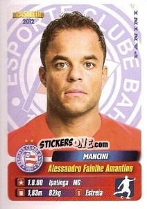Sticker Mancini - Campeonato Brasileiro 2012 n. 51 - Panini