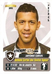 Sticker Antonio Carlos - Campeonato Brasileiro 2012 - Panini