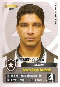 Sticker Renato - Campeonato Brasileiro 2012 - Panini