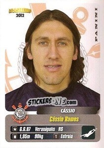 Sticker Cassio - Campeonato Brasileiro 2012 - Panini
