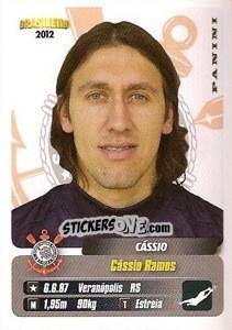 Cromo Cassio - Campeonato Brasileiro 2012 n. 77 - Panini